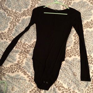 Deep V Neck Bodysuit